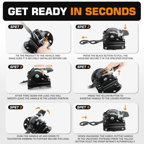 Retractable Ratchet Straps for 2015