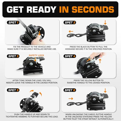 Retractable Ratchet Straps for 2015