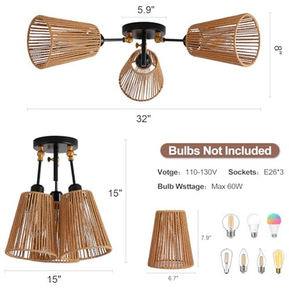Boho Ceiling Light