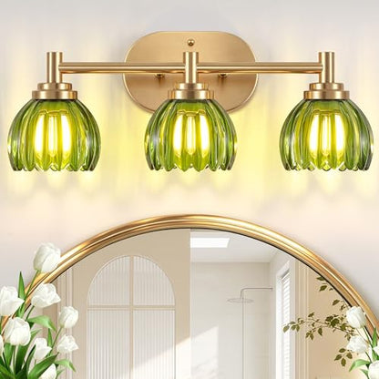 Bathroom Light Fixtures (Gold)