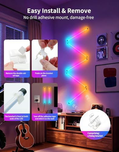 Music Sync LED Wall Lights