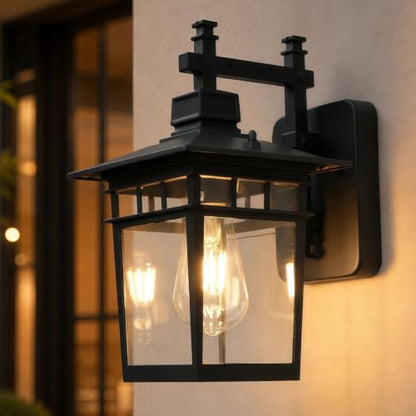 13'' Medium Outdoor Wall Light Fixture with Closed Bottom