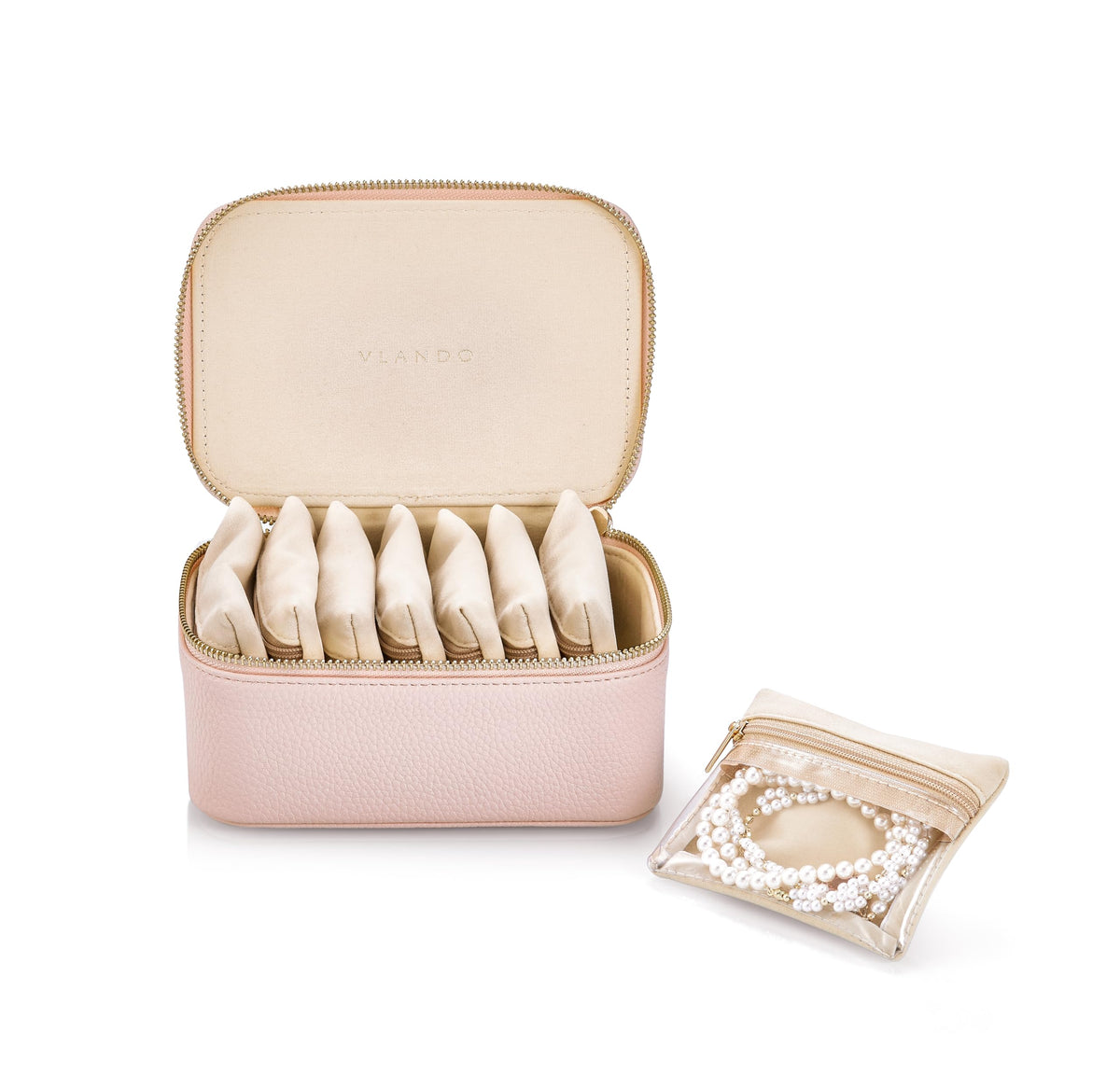 Jewelry Travel Case (F.8 PCS Pink)