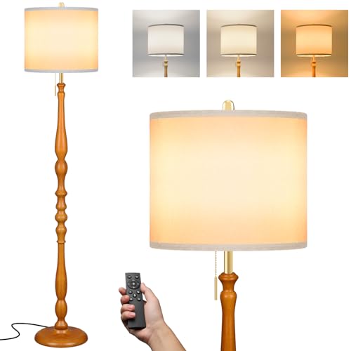 Wood Floor Lamp for Living Room