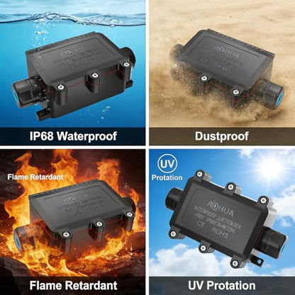 IP68 Waterproof Electrical Junction Box Outdoor 2