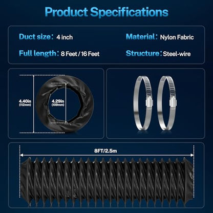 Nylon Flexible Duct Hose