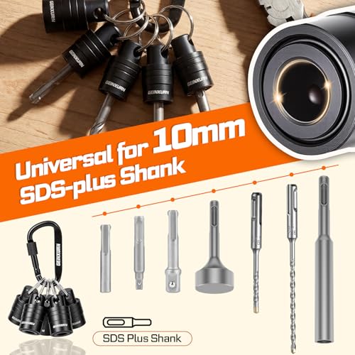 SDS Shank Bit Holder Keychain Set