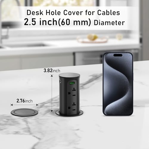 20Amp Pop Up Outlet for Countertop