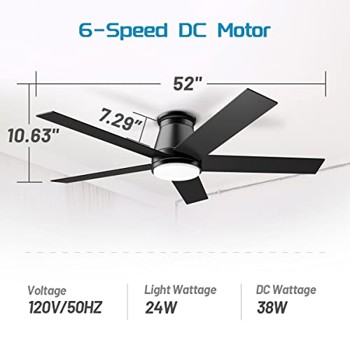 52 60 inch Ceiling Fan with Light