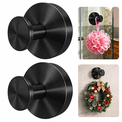 Suction Cup Hooks for Shower & Bathroom. Drill