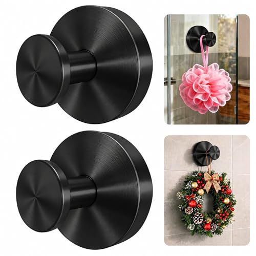 Suction Cup Hooks for Shower & Bathroom. Drill