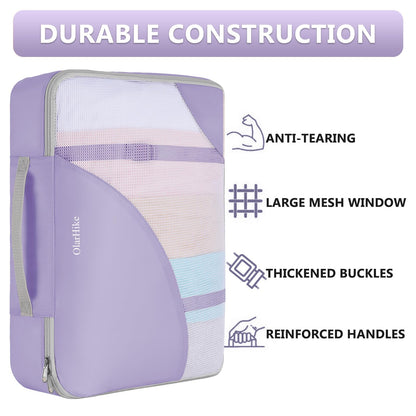 Packing Cubes for Travel (13 Purple)