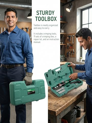 Hydraulic Cable Crimping Tool (12-4/0 AWG)