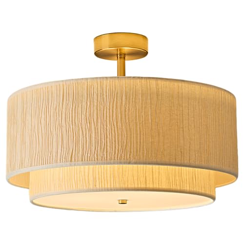 16" Semi Flush Mount Ceiling Light