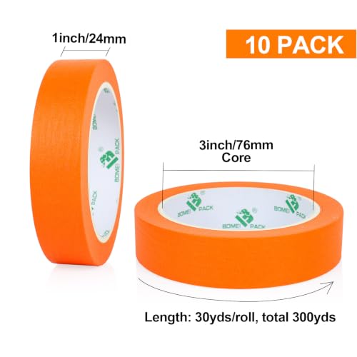 Orange Painters Tape 1 Inch (Orange)