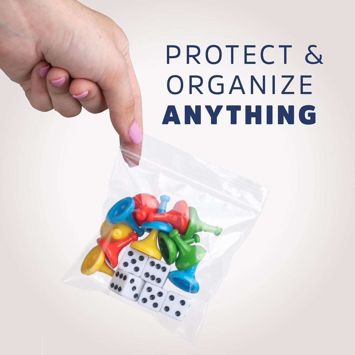 3"x3" Small Zip Bags (3" x 3")