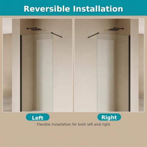 32" W X 76" H Glass Shower Door