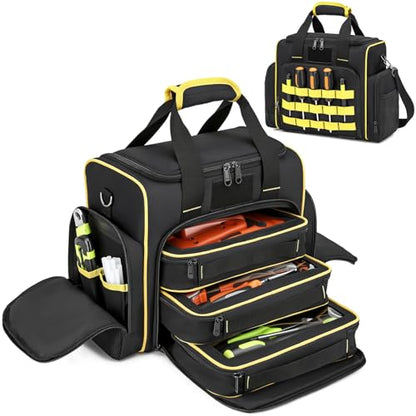 Tool Bag with 3 Removable Cases