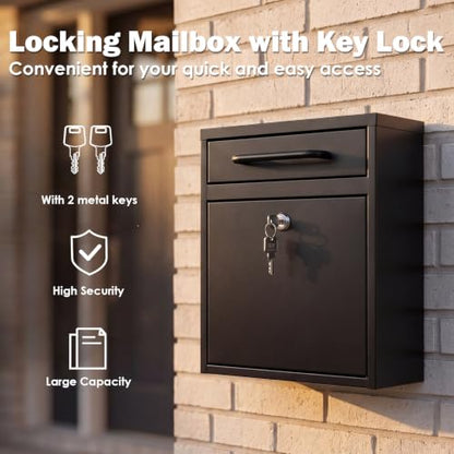 Wall Mount Mailbox for Outside