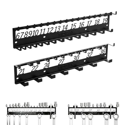 Combination Wrench & Socket Organizer Rack
