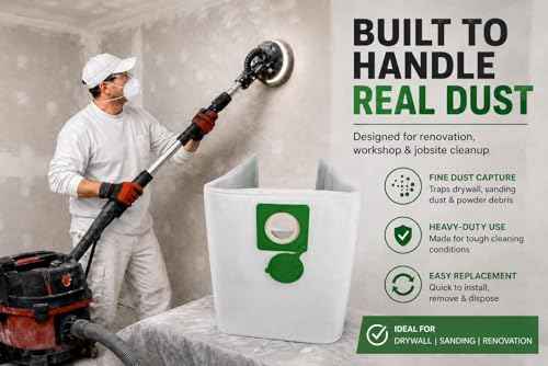 Reusable Dust Collection Bag for Stihl SE 61 & SE 62 (White with lock)