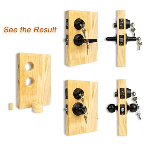Door Lock Installation Kit for Knob (Orange)