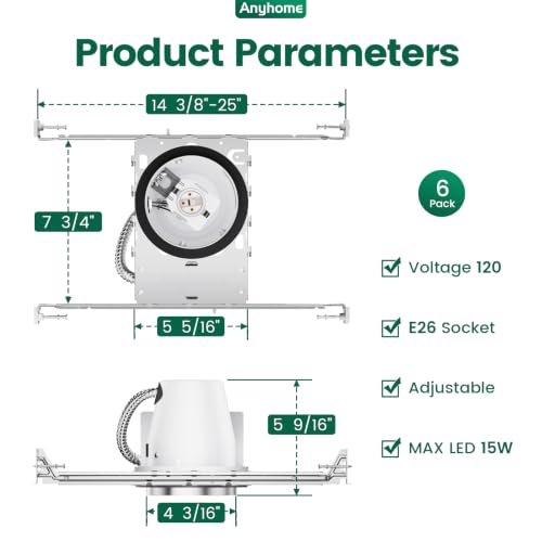 4 Inch Can Light Housing