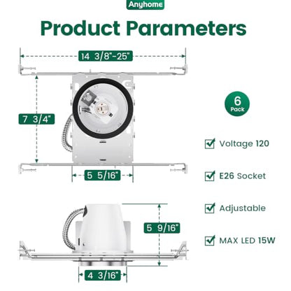 4 Inch Can Light Housing