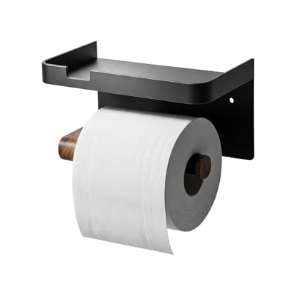 Toilet Paper Holder with Shelf