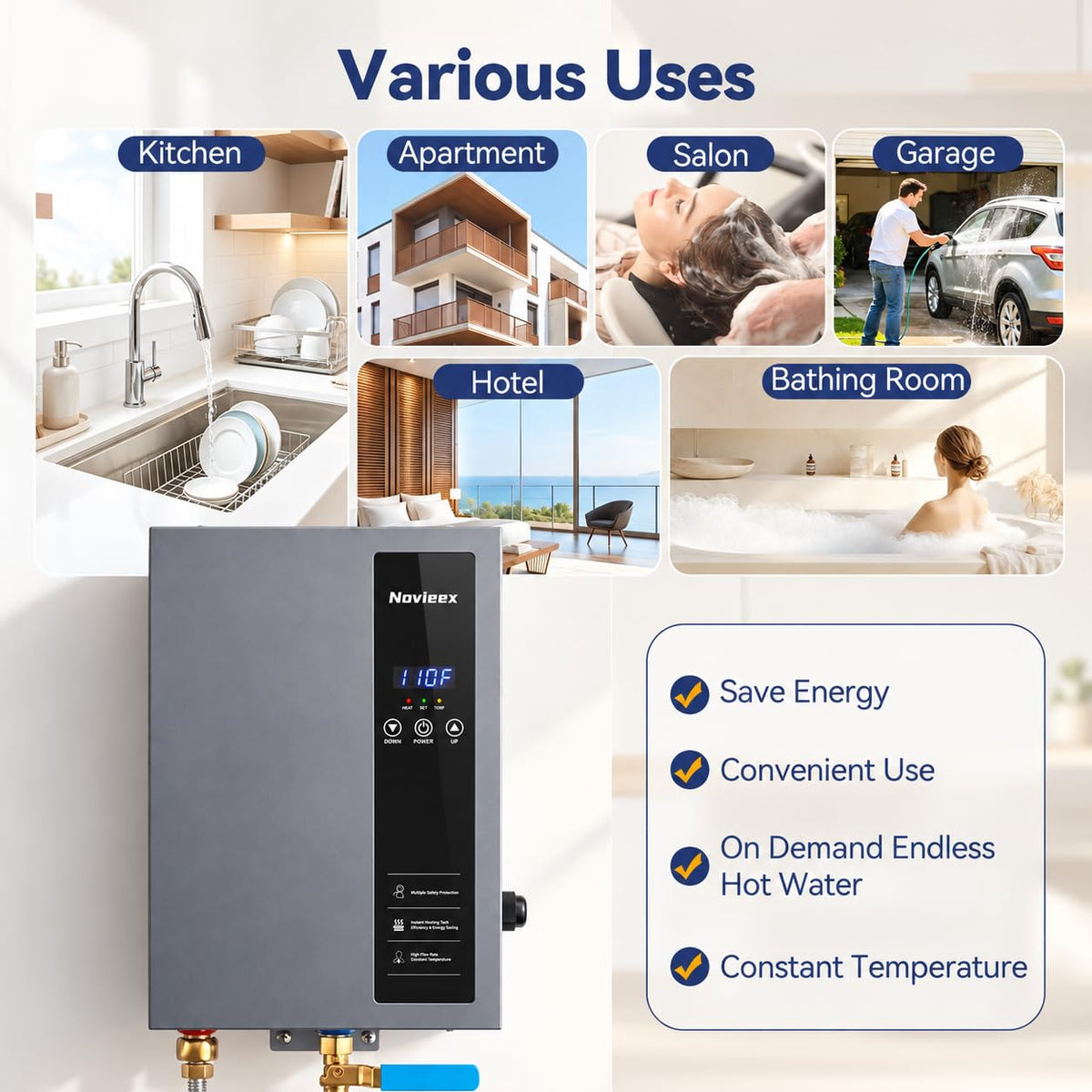 13kW Tankless Water Heater Electric