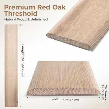 Solid Oak Floor Transition Strip