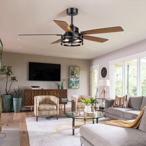 52 Inch Ceiling Fan with Light