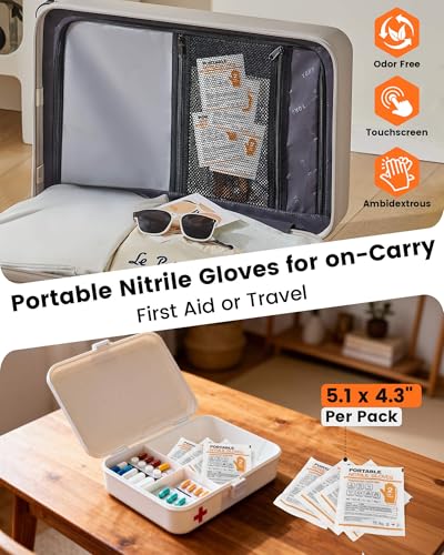 Individually Wrapped 5 Mil Nitrile Gloves