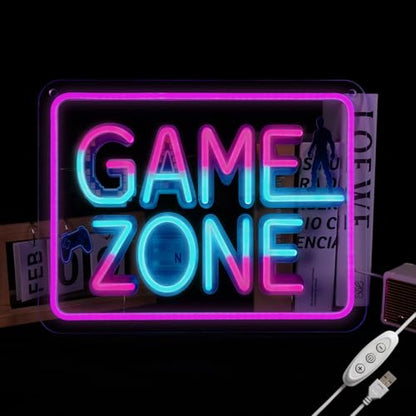 Gamer Neon Sign for Game Room Decor