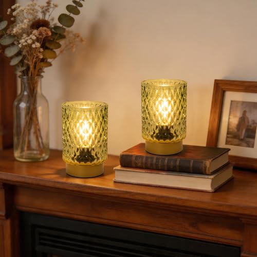 Battery Operated Lamp with Timer (Green)