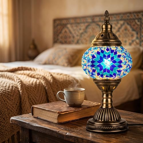 DIY Turkish Mosaic Lamp Kit with Gift Box