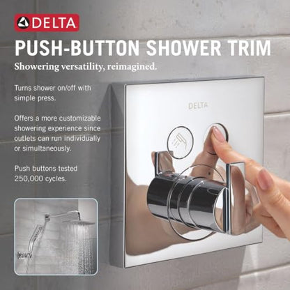 Round Contemporary Push