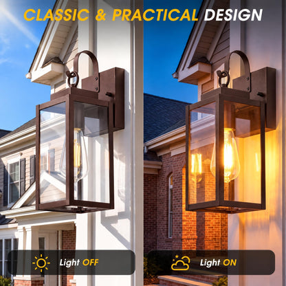2 Pack 11.8" Porch Light (2 PACK / Oil-Rubbed Bronze)