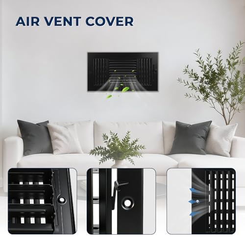 Ceiling Air Vent Cover Black
