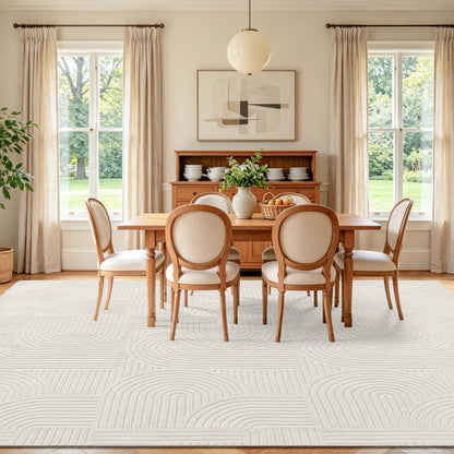 9x12 Area Rugs for Living Room (9' x 12' (Rectangular) / Cream)