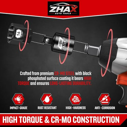 3 8" Low Profile Impact Socket Set