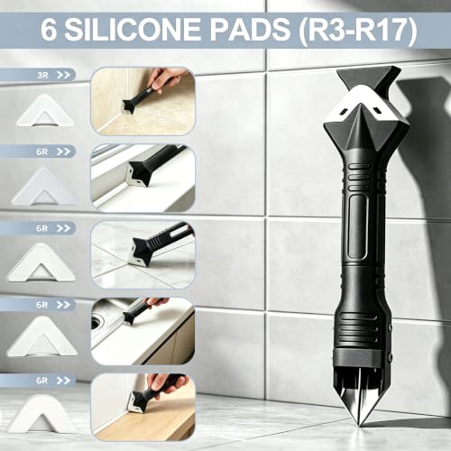 Caulk Gun Kit with Caulk Remover Tool