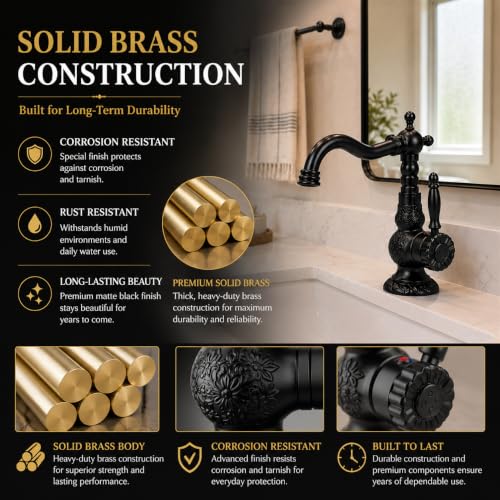 Kitchen Faucet Antique Single Handle Bathroom Faucet