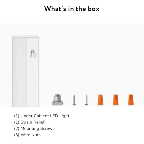 Luna Hardwired Only LED Under Cabinet Light