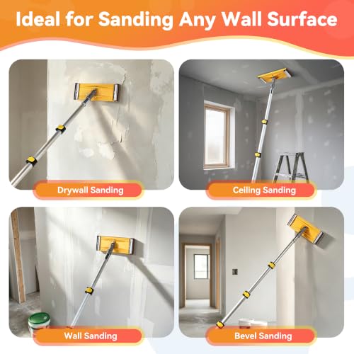 Drywall Pole Sander with Telescoping Pole