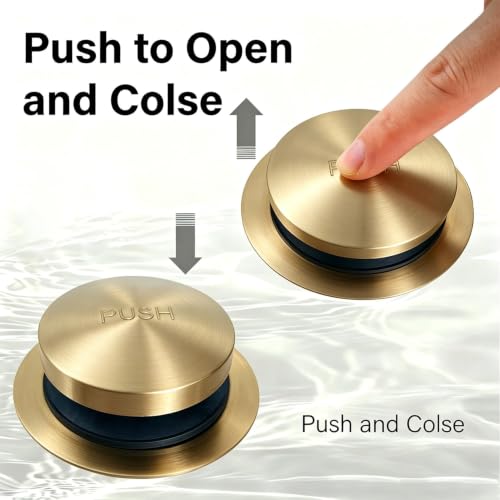 Matte Black Bathtub Drain Tip