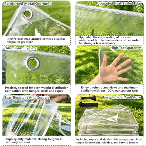 Clear PVC Vinyl Tarp Clear Tarps