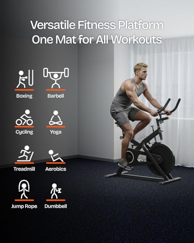 1" Extra Thick Rubber Top Exercise Mats