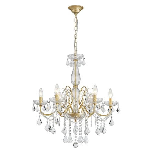 Modern Crystal Chandeliers for Dining Room Light Fixture for Bedroom Living Room Kitchen Entryway Bar Bathroom