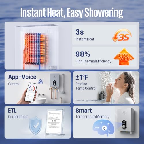 Tankless Water Heater Electric 240V